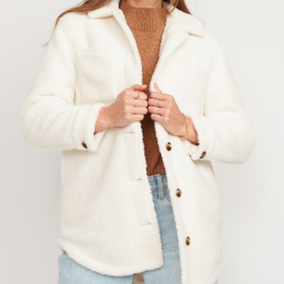 Old Navy Jackets & Blazers - Old Navy Cozy Sherpa Shacket for Women